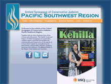 Tablet Screenshot of pacsw.uscj.org
