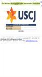 Mobile Screenshot of login.uscj.org